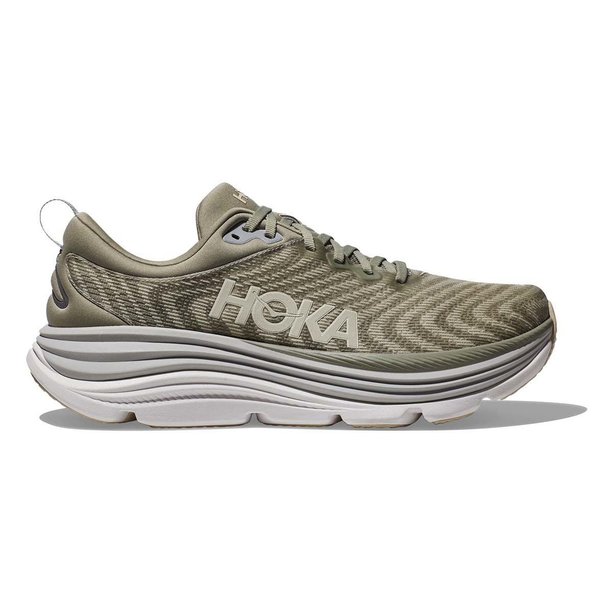 NEW HOKA men\'s gaviota 5 running shoes in barley/oat milk HOKA MEN main image 2