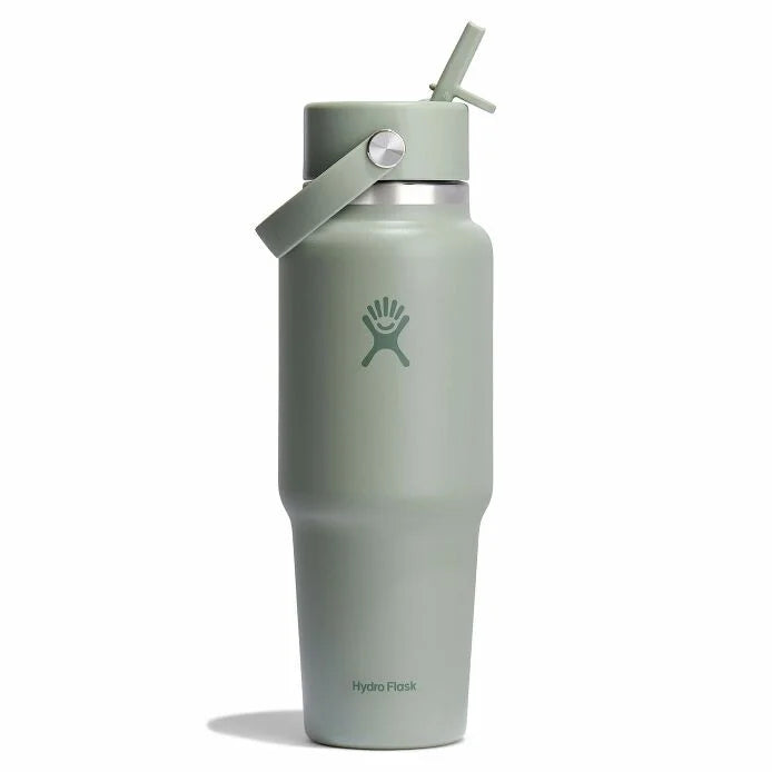 HYDRO FLASK 32 OZ WIDE MOUTH TRAVEL BOTTLE WITH FLEX STRAW CAP